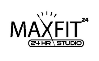 MAXFIT24 24 HR STUDIO logo