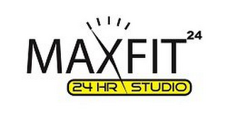 MAXFIT24 24 HR STUDIO logo