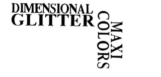 MAXI COLORS DIMENSIONAL GLITTER logo