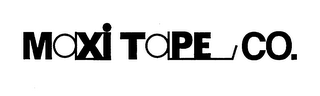 MAXI TAPE CO. logo