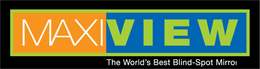 MAXI VIEW THE WORLD'S BEST BLIND-SPOT MIRROR logo