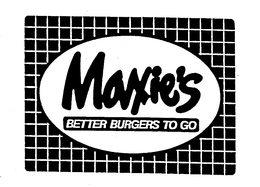 MAXIE'S BETTER BURGERS TO GO logo