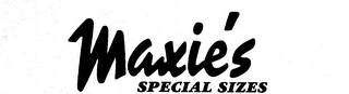 MAXIE'S SPECIAL SIZES logo