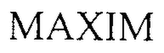 MAXIM logo