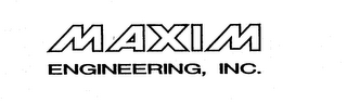 MAXIM ENGINEERING, INC. logo