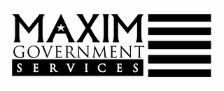 MAXIM GOVERNMENT SERVICES logo
