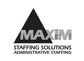 MAXIM STAFFING SOLUTIONS ADMINISTRATIVE STAFFING logo