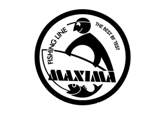 MAXIMA FISHING LINE THE BEST BY TEST logo