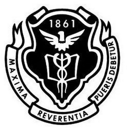 MAXIMA REVERENTIA PUERIS DEBETUR 1861 logo
