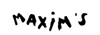 MAXIM'S logo