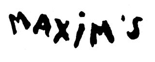 MAXIM'S logo