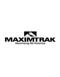 MAXIMTRAK MAXIMIZING F&I POTENTIAL logo