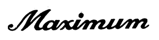 MAXIMUM logo