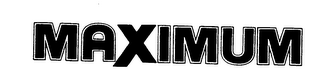 MAXIMUM logo