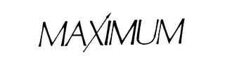 MAXIMUM logo