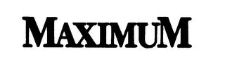 MAXIMUM logo