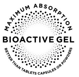 MAXIMUM ABSORPTION BIOACTIVE GEL BETTERTHAN TABLETS CAPSULES OR POWDERS logo
