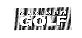 MAXIMUM GOLF logo