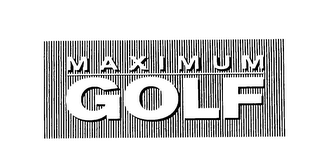 MAXIMUM GOLF logo