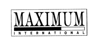 MAXIMUM INTERNATIONAL logo