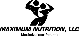 MAXIMUM NUTRITION, LLC MAXIMIZE YOUR POTENTIAL logo