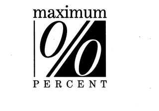 MAXIMUM % PERCENT logo