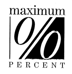 MAXIMUM PERCENT % logo