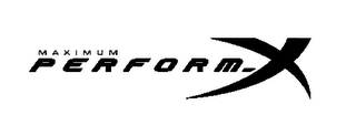 MAXIMUM PERFORM-X logo