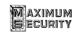 MAXIMUM SECURITY logo