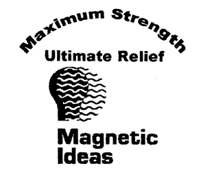 MAXIMUM STRENGTH ULTIMATE RELIEF MAGNETIC IDEAS logo