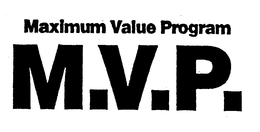 MAXIMUM VALUE PROGRAM M.V.P. logo