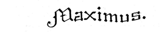 MAXIMUS. logo