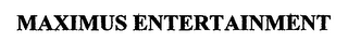 MAXIMUS ENTERTAINMENT logo