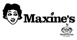 MAXINE'S BY THREE TWINS ICE CREAM logo