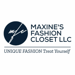 MAXINE'S FASHION CLOSET LLC UNIQUE FASHION TREAT YOURSELF logo