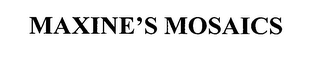 MAXINE'S MOSAICS logo