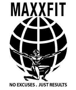 MAXIXFIT NO EXCUSES.JUST RESULTS logo