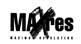 MAXRES MAXIMUM RESOLUTION logo
