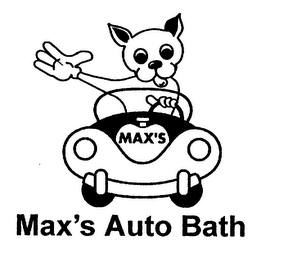 MAX'S AUTO BATH logo
