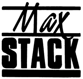 MAXSTACK AND DESIGN logo