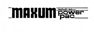 MAXUM CENTRAL VAC POWER PAC logo