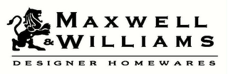 MAXWELL & WILLIAMS DESIGNER HOMEWARES logo