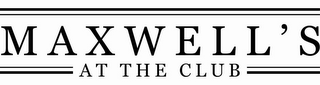 MAXWELL'S AT THE CLUB logo