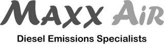 MAXX AIR DIESEL EMISSIONS SPECIALISTS logo