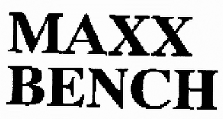 MAXX BENCH logo