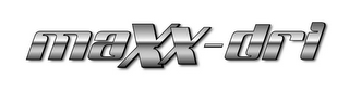 MAXX-DRI logo