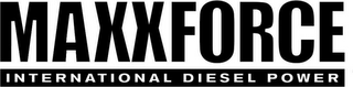 MAXXFORCE INTERNATIONAL DIESEL POWER logo