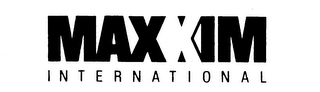 MAXXIM INTERNATIONAL logo