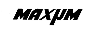 MAXµM logo