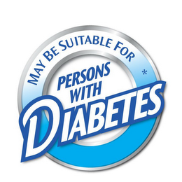 MAY BE SUITABLE FOR PERSONS WITH DIABETES logo